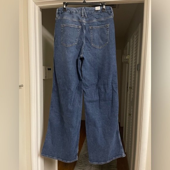 Good American Good Skate Wide-Leg Denim Jeans NWT - Picture 4 of 8